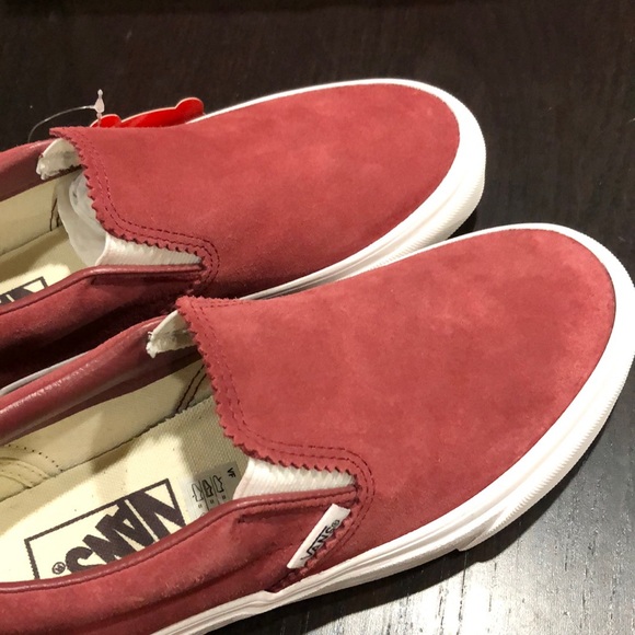 Vans Classic Slip-On Pinked Suede Apple Butter - Picture 5 of 5